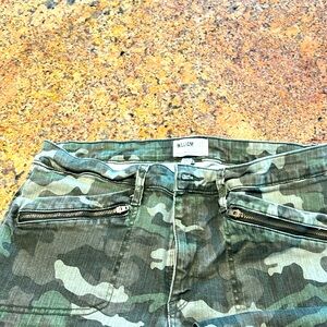Camouflage cargo pants